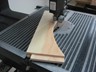 The bottom rail on the end panels receive an arch