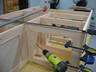 Framing and sides all come together with biscuit joinery