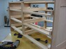Adding internal rails for the European drawer slides to attach to