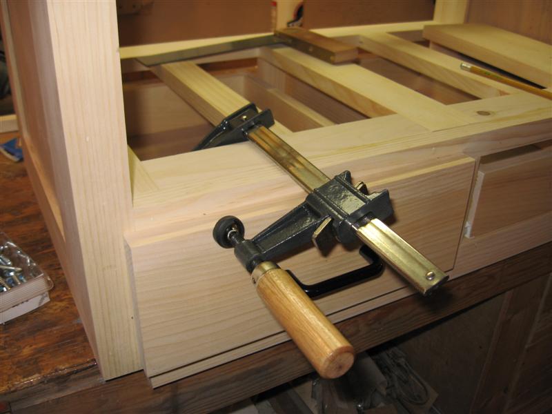 19-attaching drawer fronts.JPG
